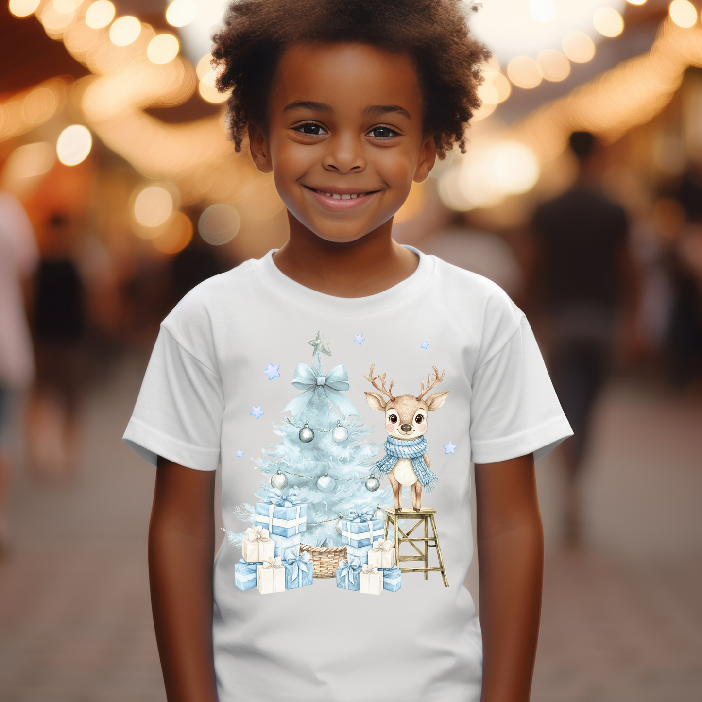 Blue Christmas Tree-Toddler/Youth