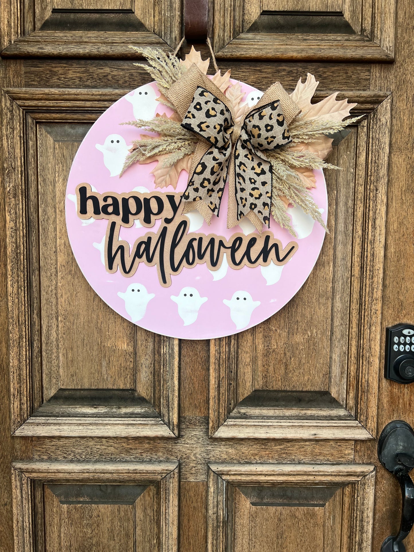 Hello Halloween door hanger