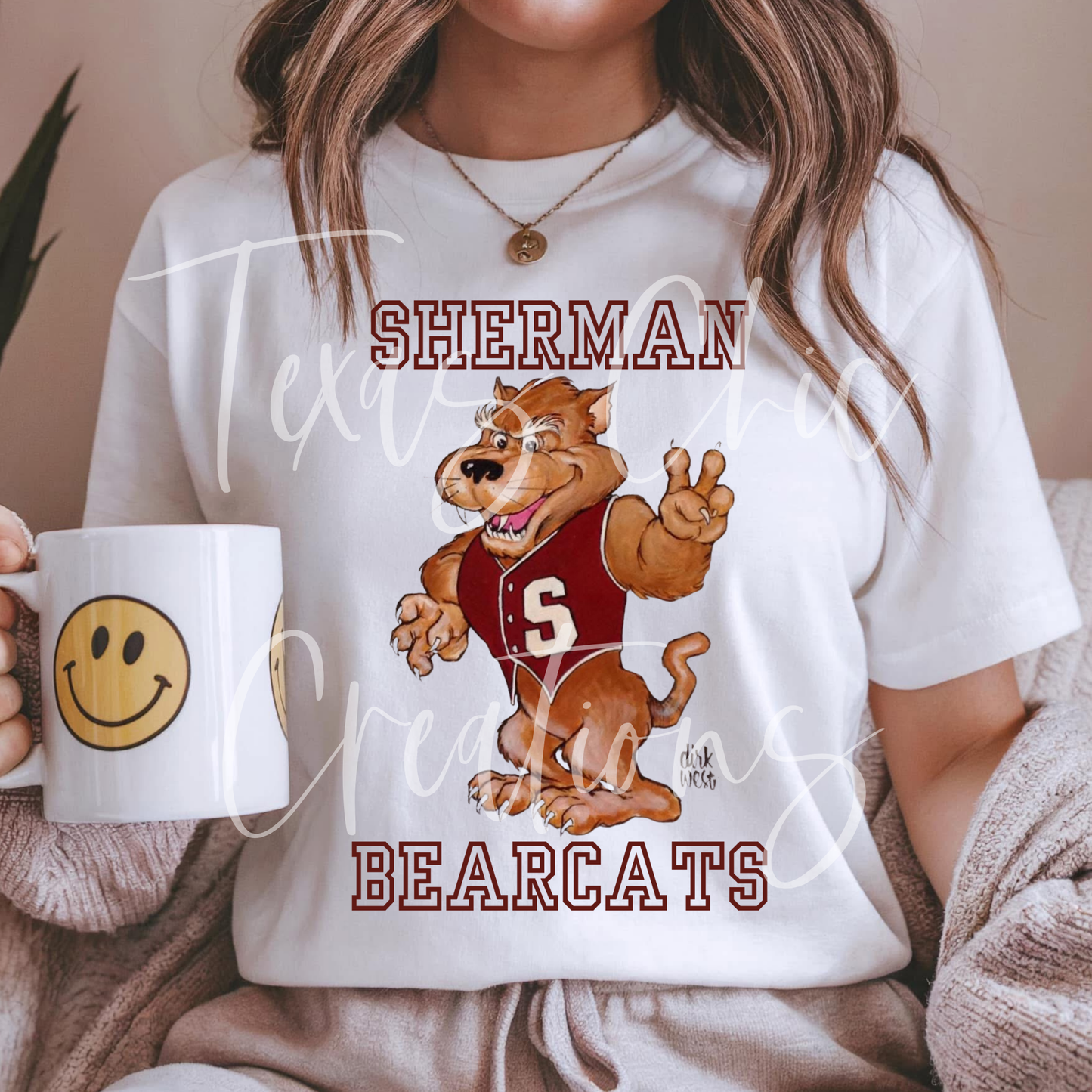 Billy Bob Bearcat maroon font outline