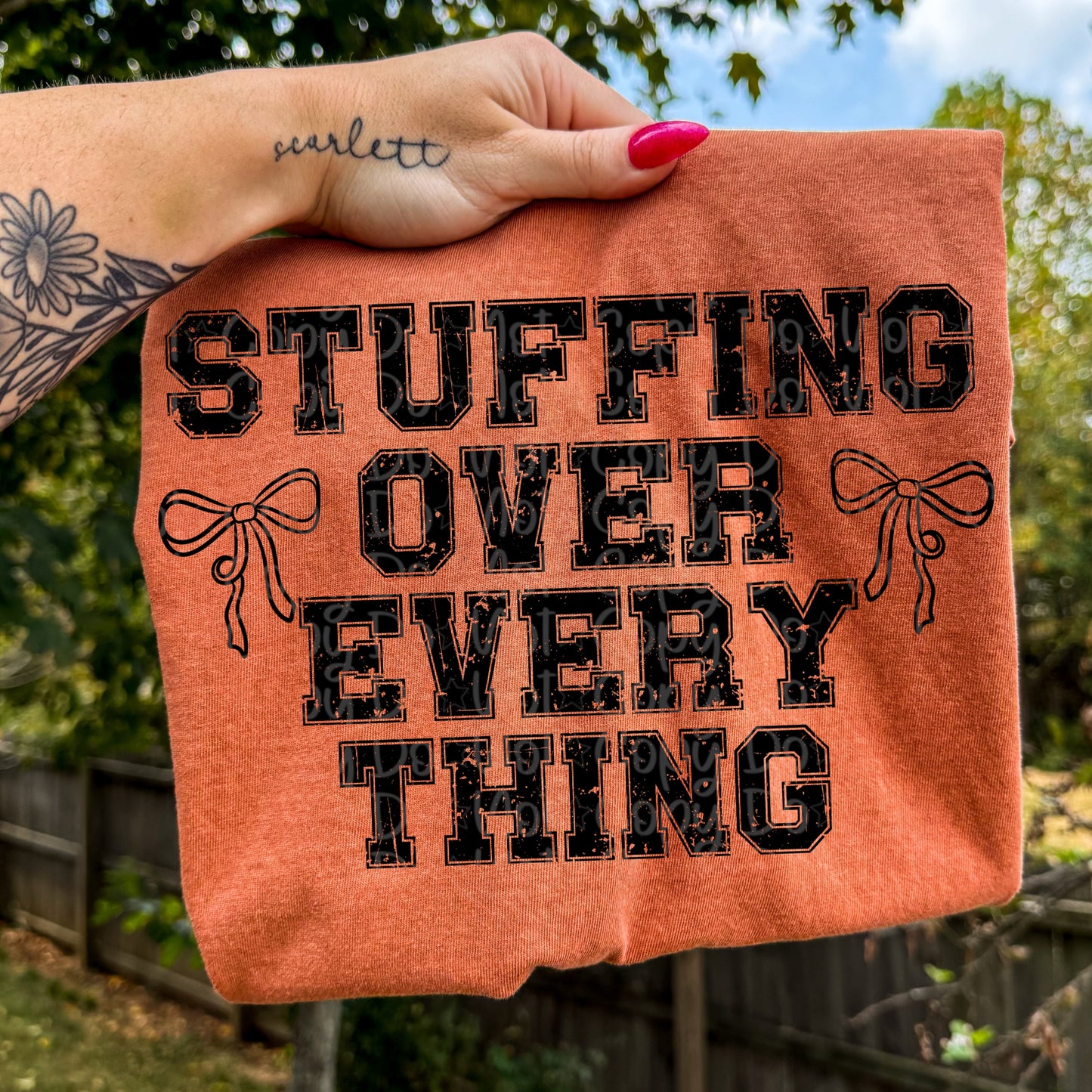 Stuffing over everything