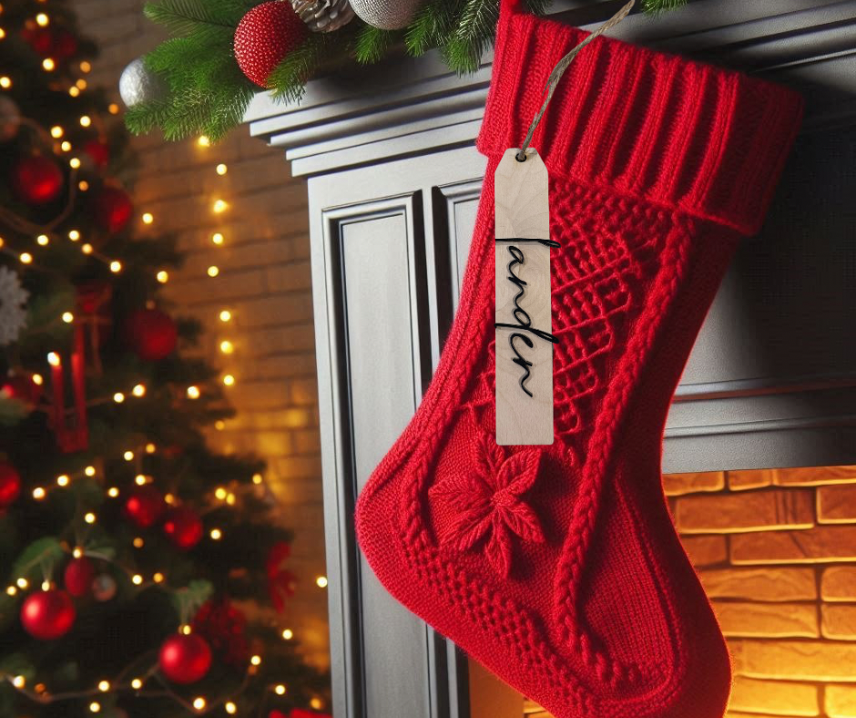 Christmas Stocking name tags