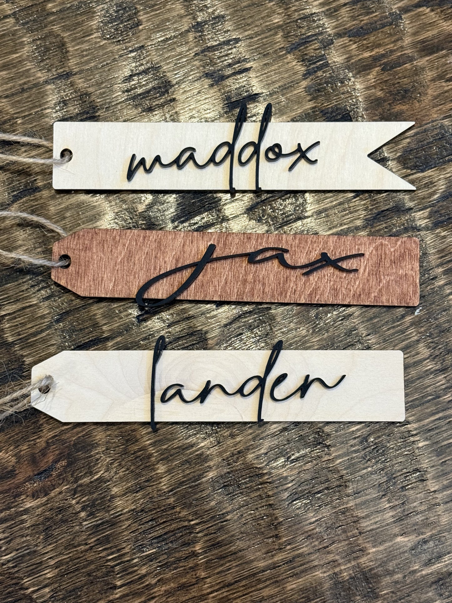 Christmas Stocking name tags