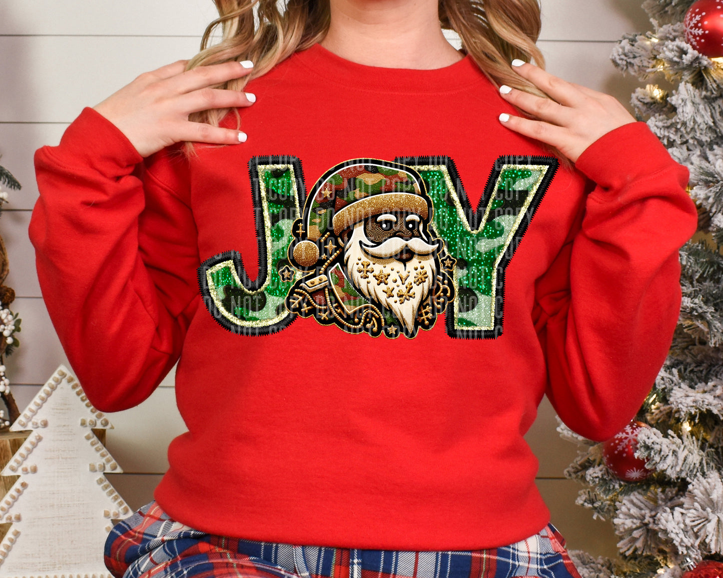 Camo Joy Santa