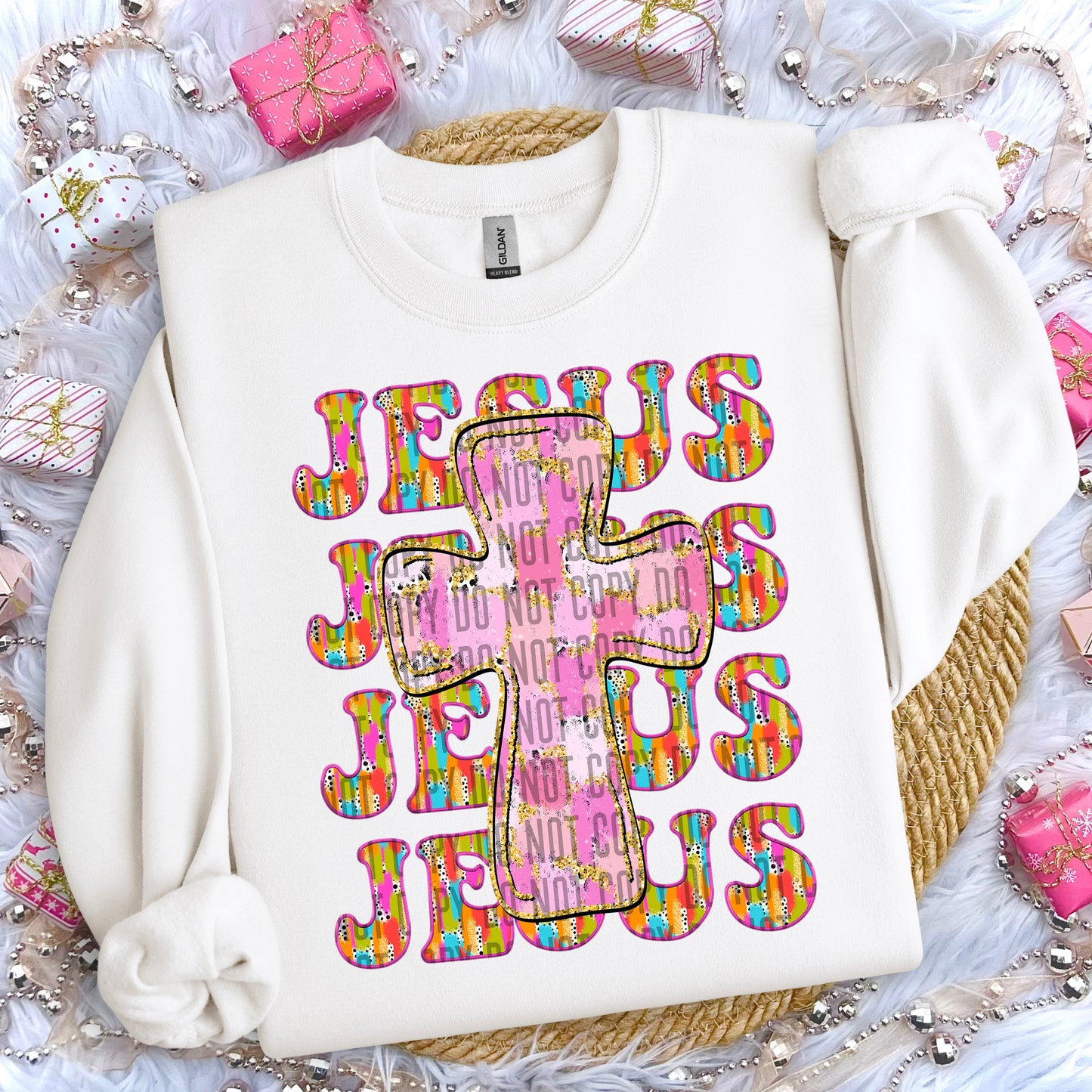 Jesus Cross Pink