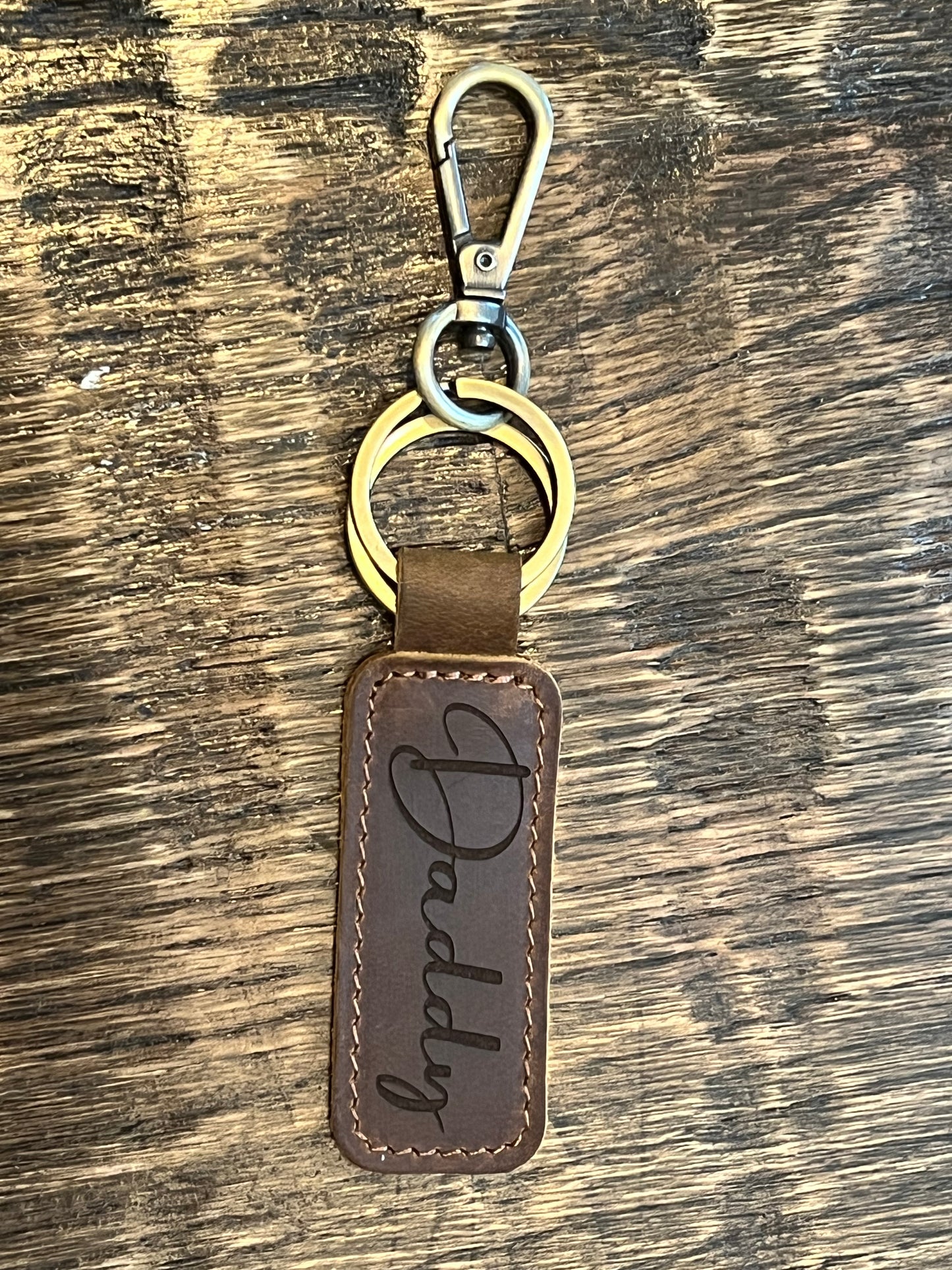 Personalized engraved keychain