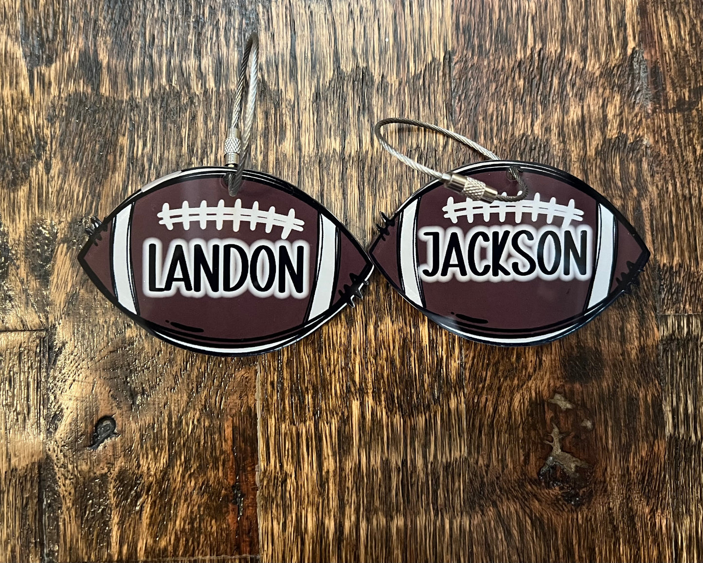Football Bag Tag