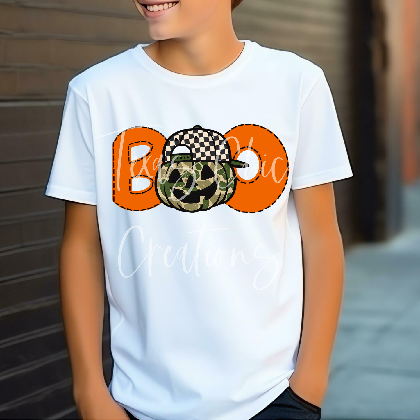 Boo Camo Pumpkin-Toddler/Youth