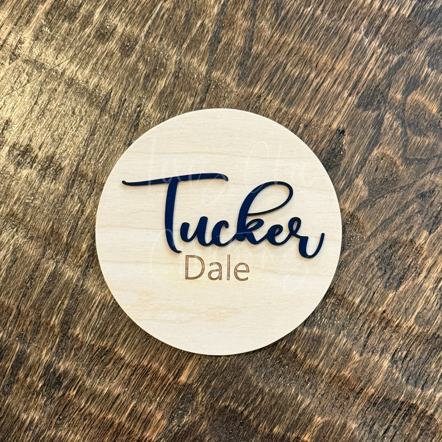 Baby Name Announcement sign