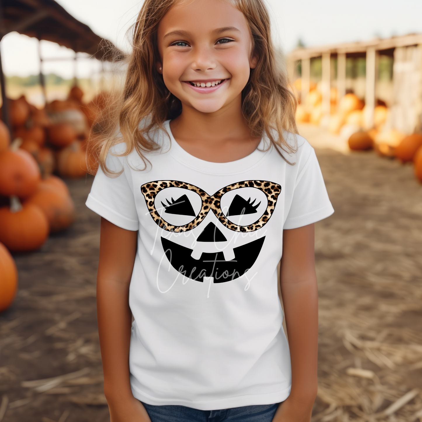 Boujee Pumpkin Face-Toddler/Youth