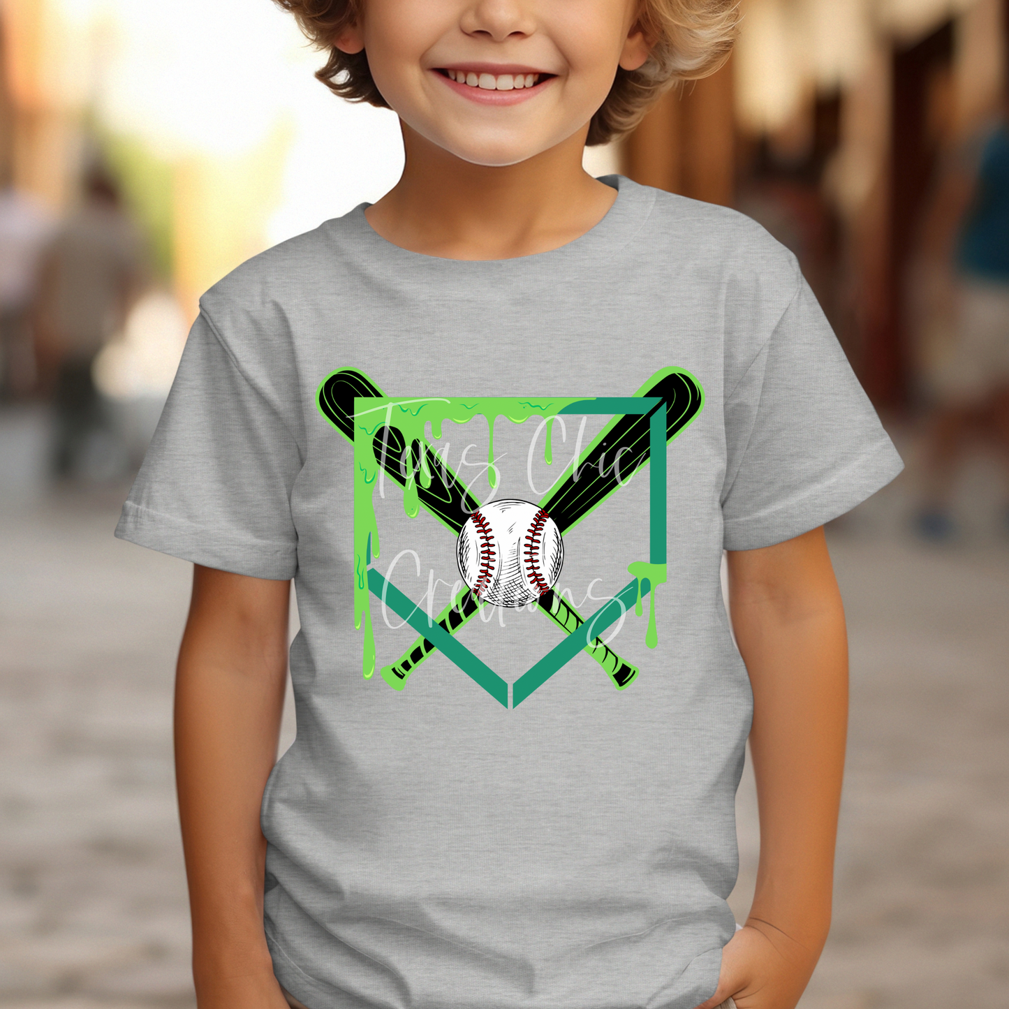 Green Plate Baseball-Toddler/Youth