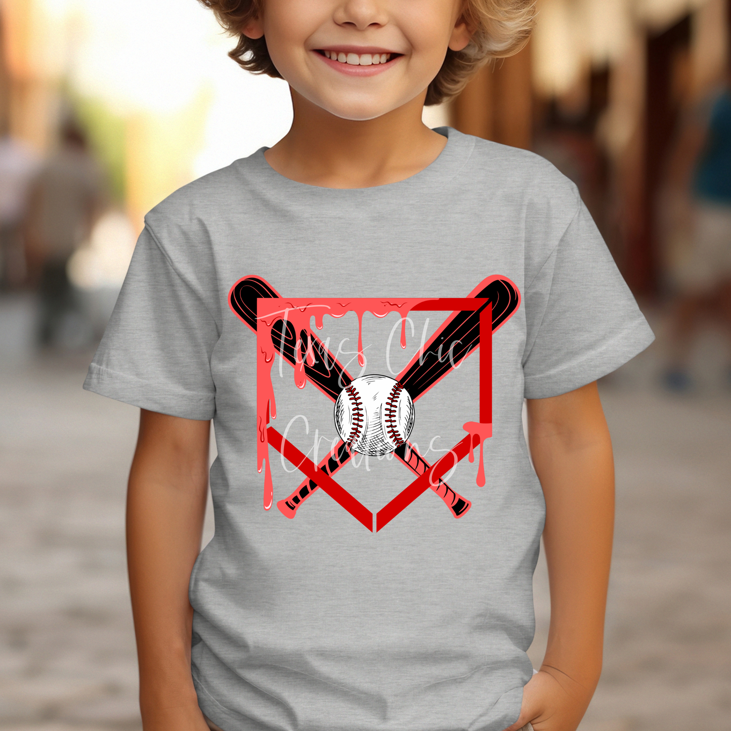 Red Plate Baseball-Toddler/Youth