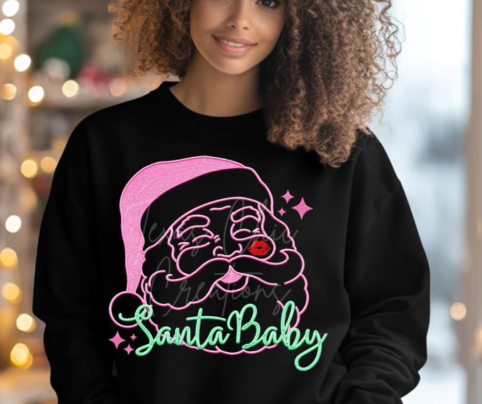 Santa Baby Pink & Green