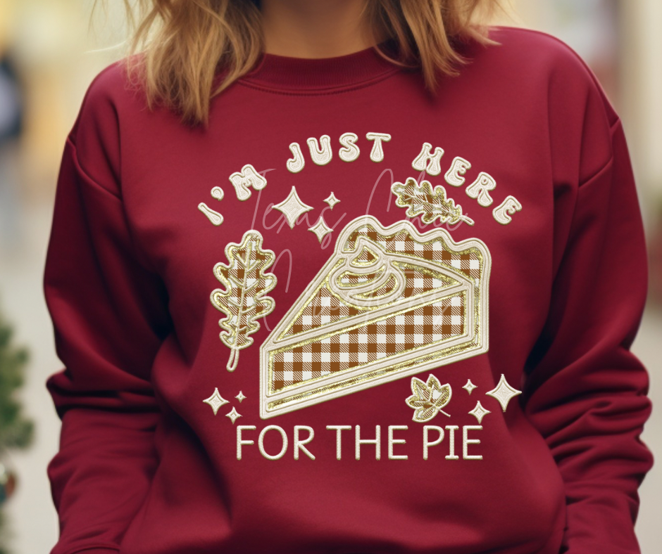 I’m just here for the pie