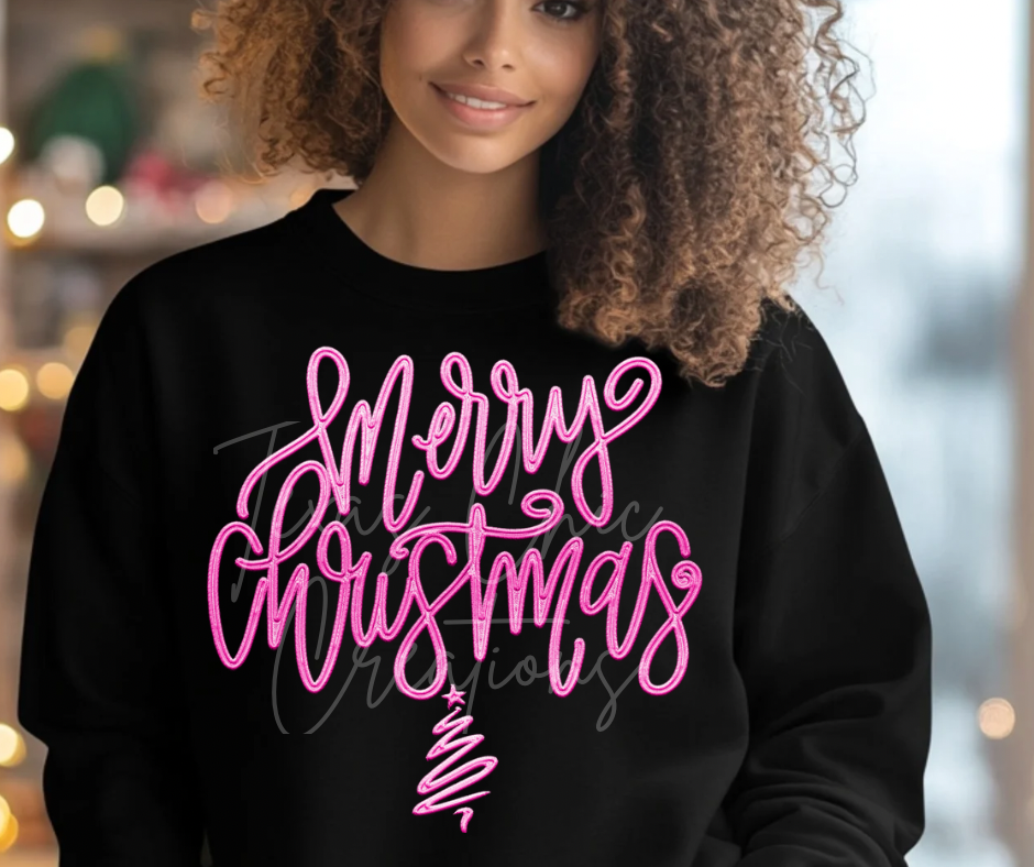 Merry Christmas Pink