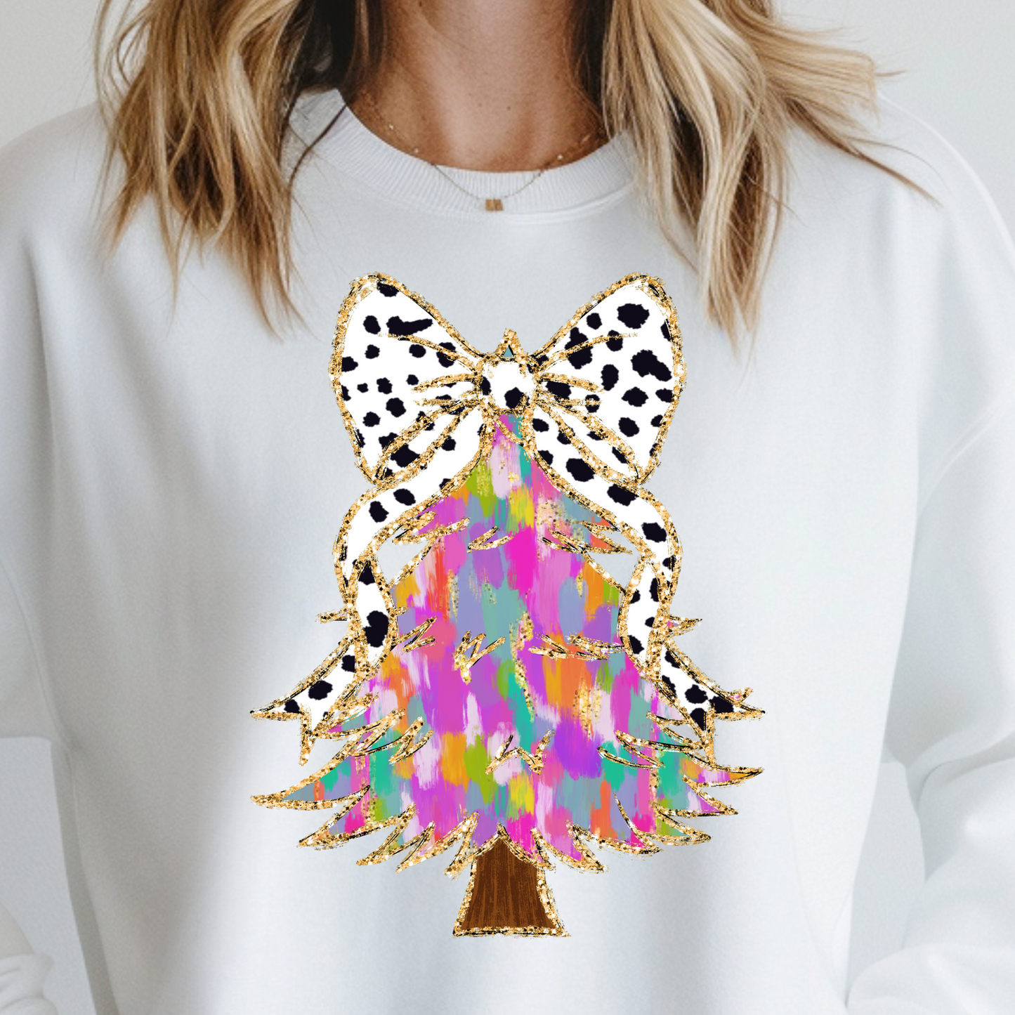 Colorful Glitter Tree