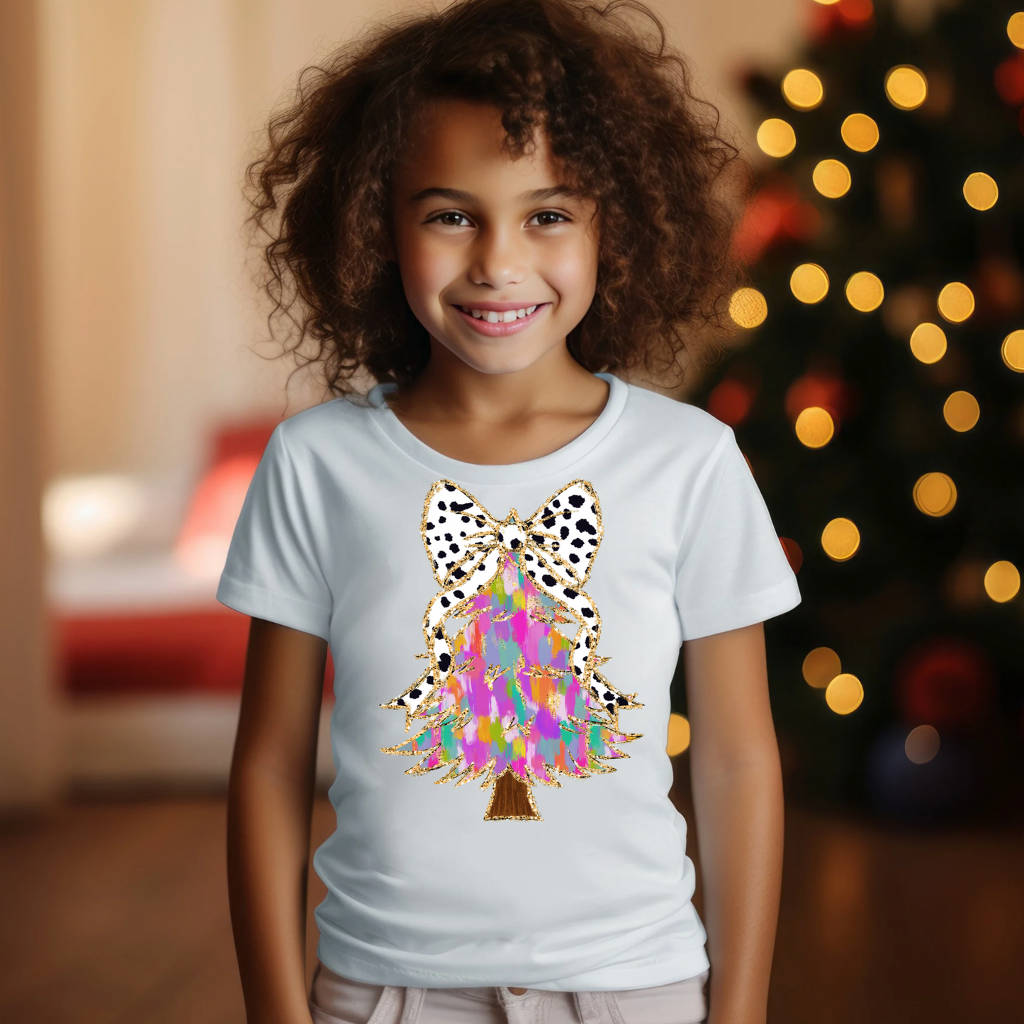 Colorful Glitter Tree-Toddler/Youth