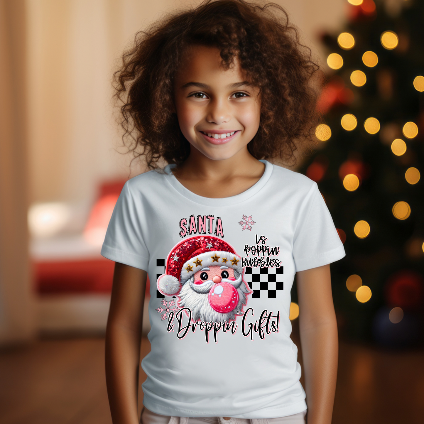 Santa Poppin Bubbles-Toddler/Youth