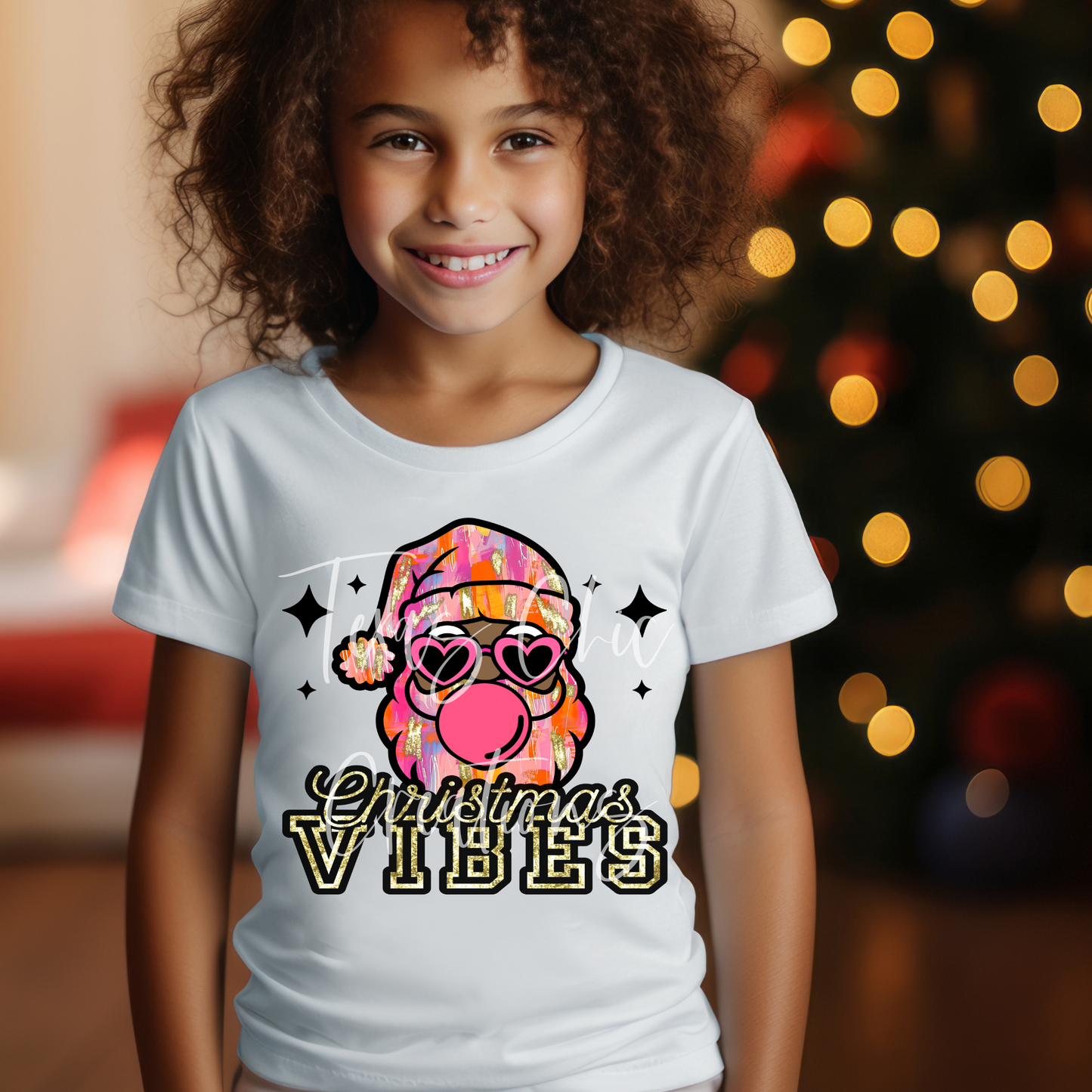 Christmas Vibes Santa 2-Toddler/Youth