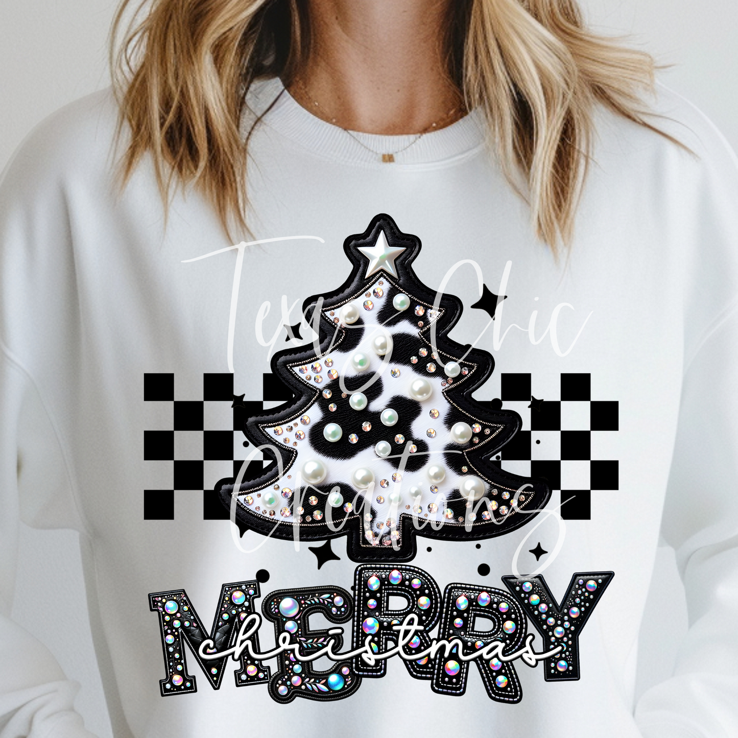 Merry Christmas Cow Print 3