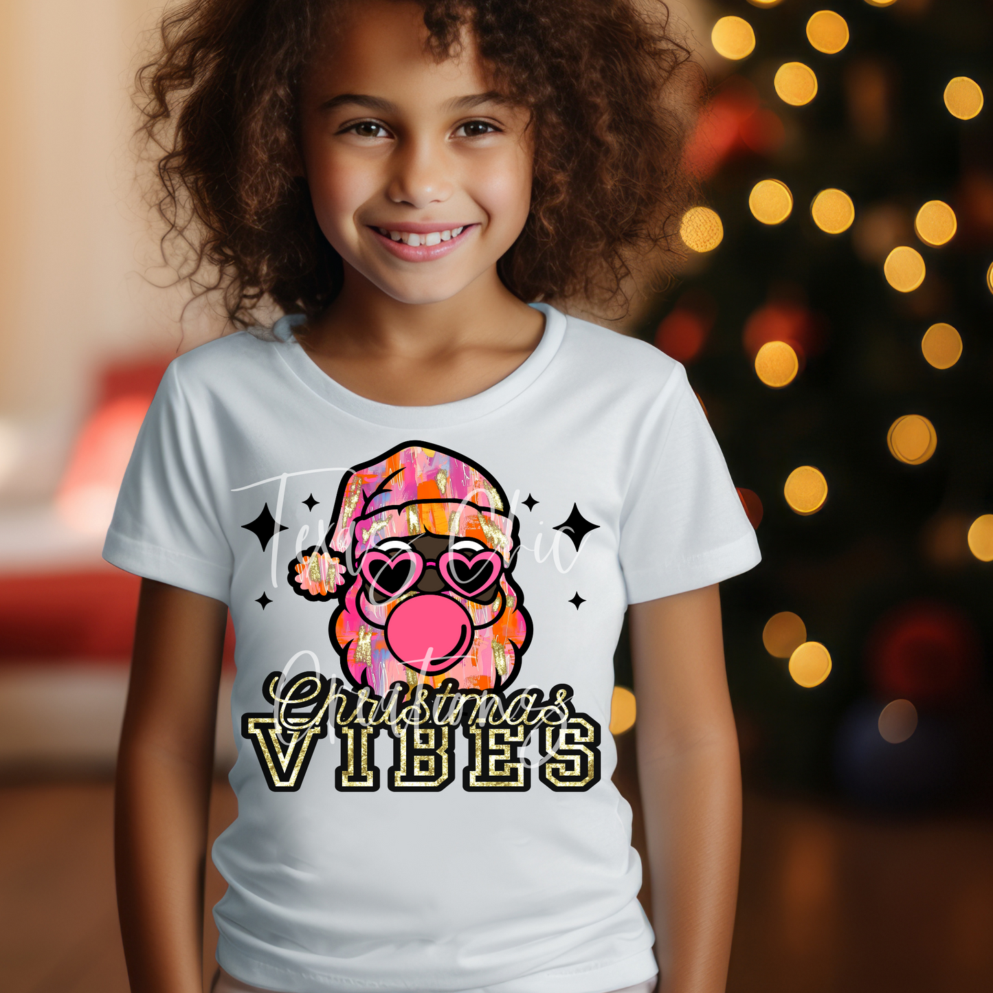 Christmas Vibes Santa 1-Toddler/Youth