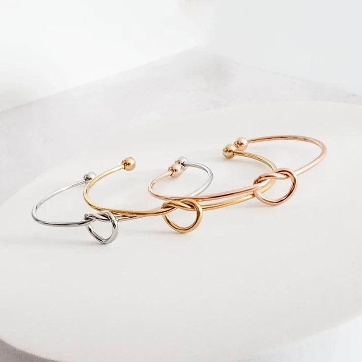 Knot Bangle Bracelet