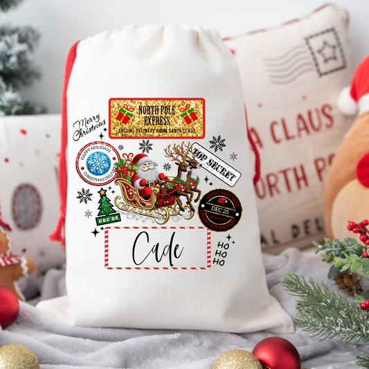 Santa Sleigh Santa Sack