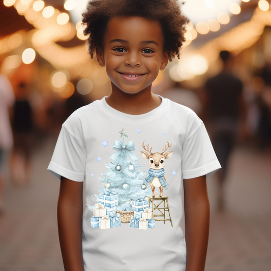 Blue Christmas Tree-Toddler/Youth