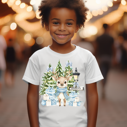 Blue Reindeer Way-Toddler/Youth