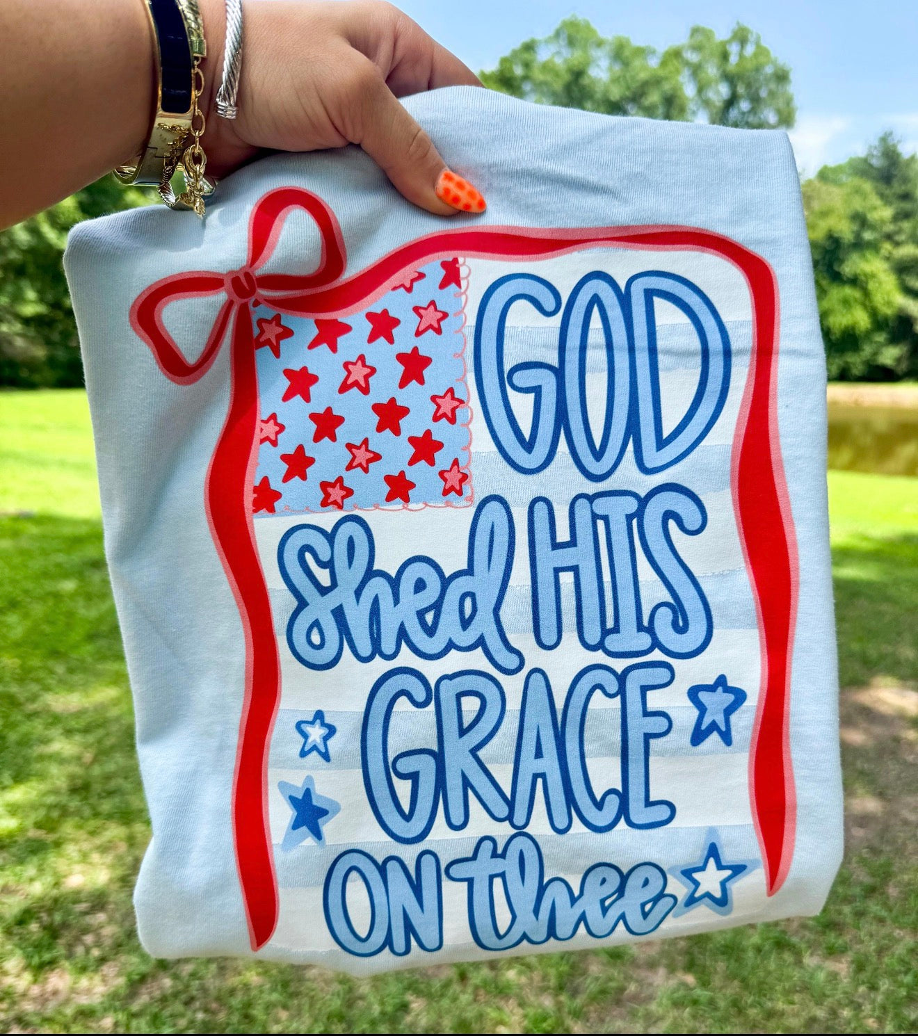 God shed his grace