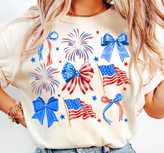 4th of July Bows