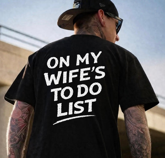 On my wife’s to do list