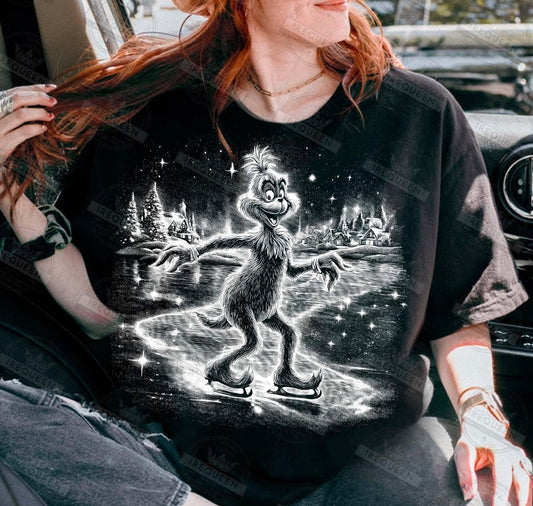 Grinch skating