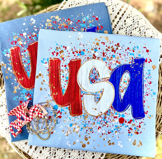 USA splatter