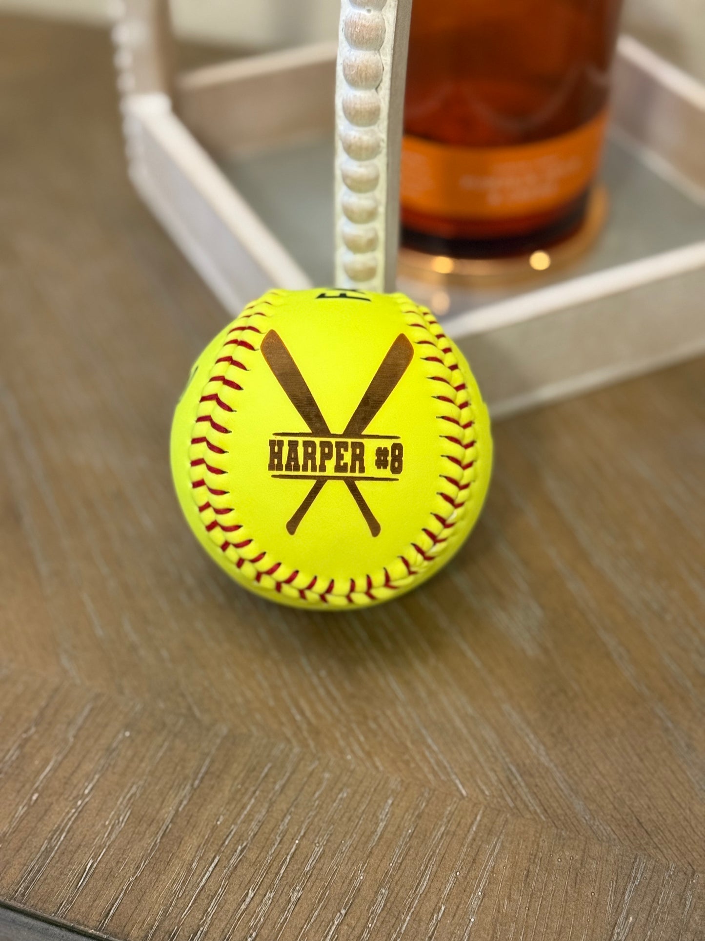 Engraved Softball