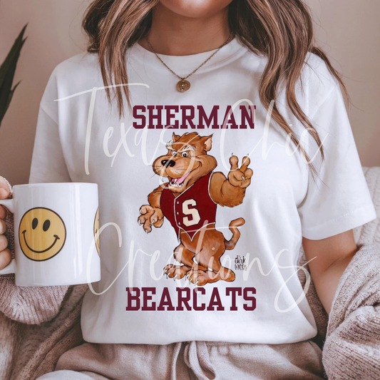 Billy Bob Bearcat maroon font