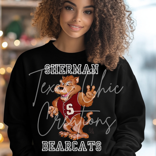 Billy Bob Bearcat white font outline