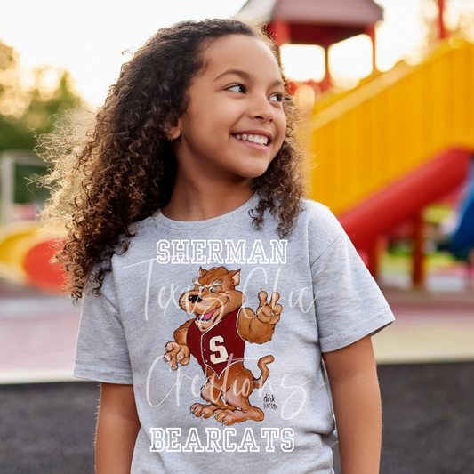 Billy Bob Bearcat-youth white font