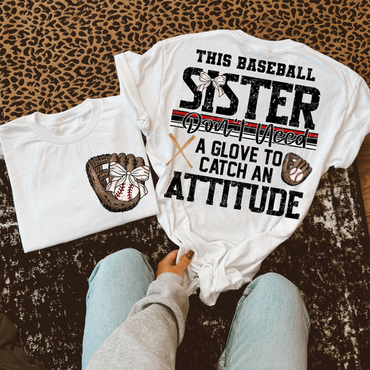 Baseball Sister-Toddler/Youth