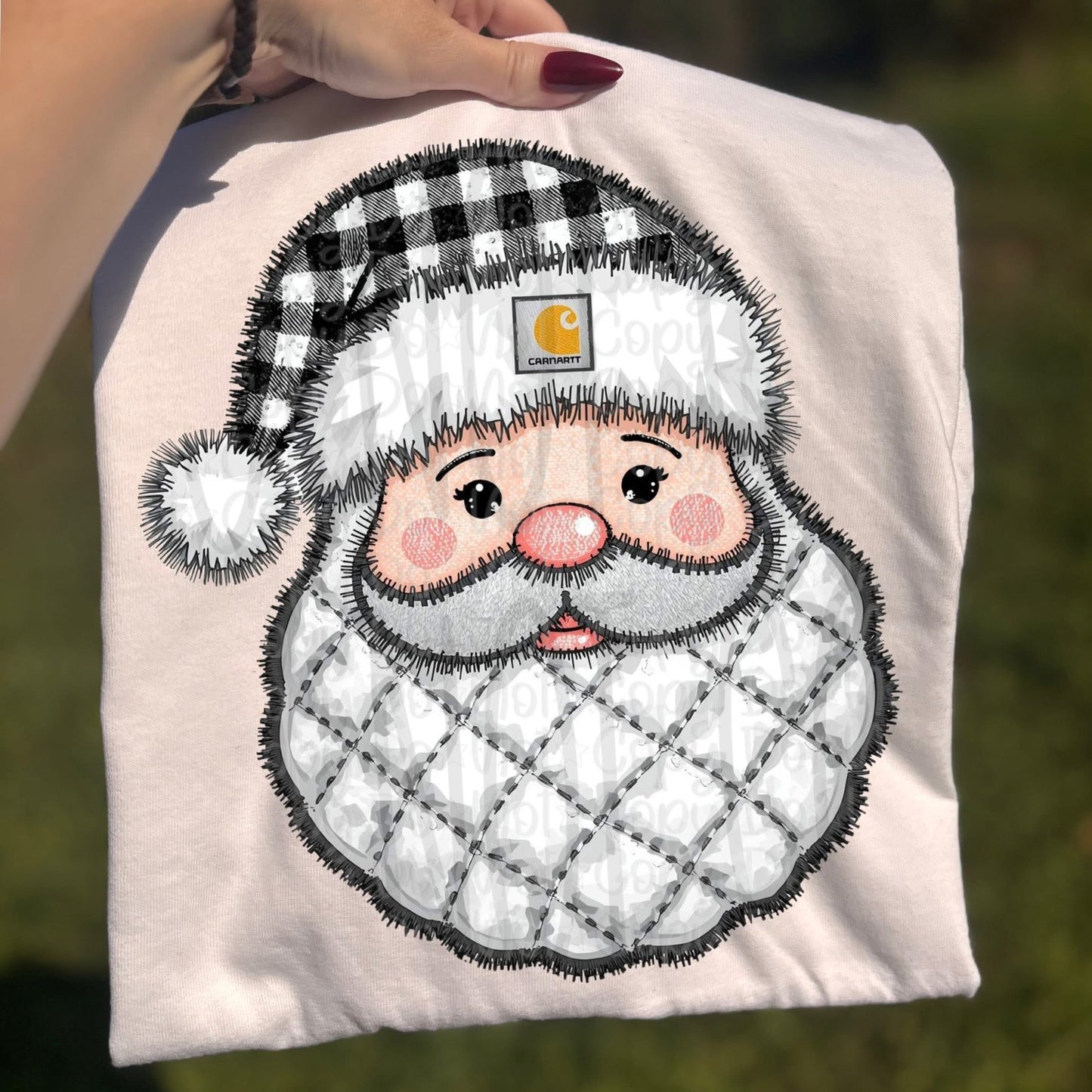 Santa Plaid Hat