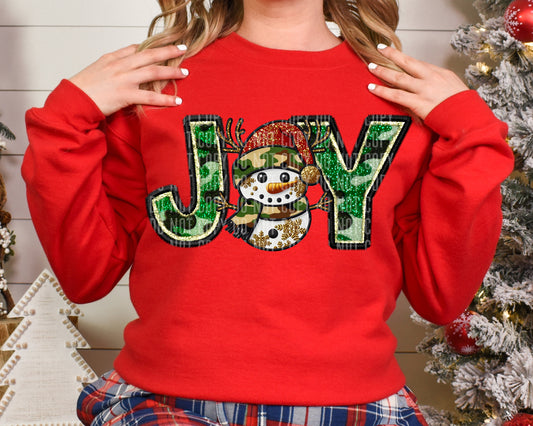 Camo Joy Snowman