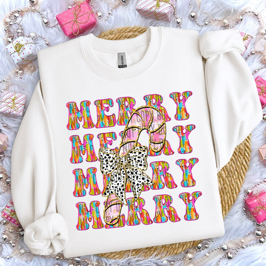 Merry Candy Cane Pink