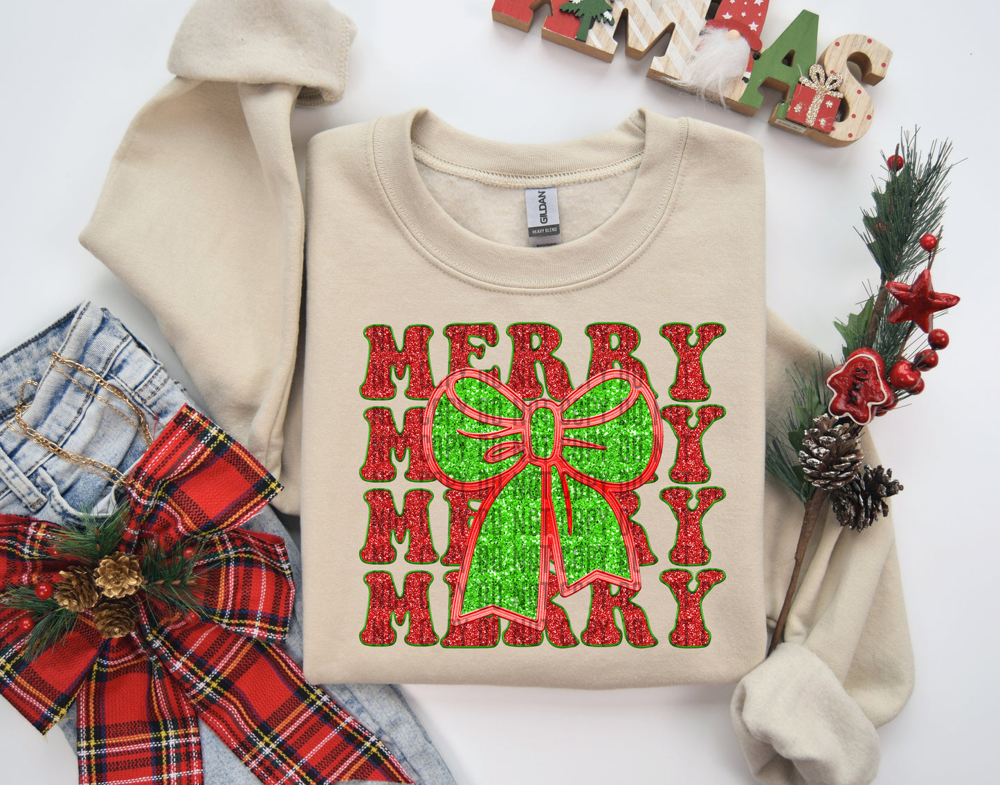 Merry Green Bow