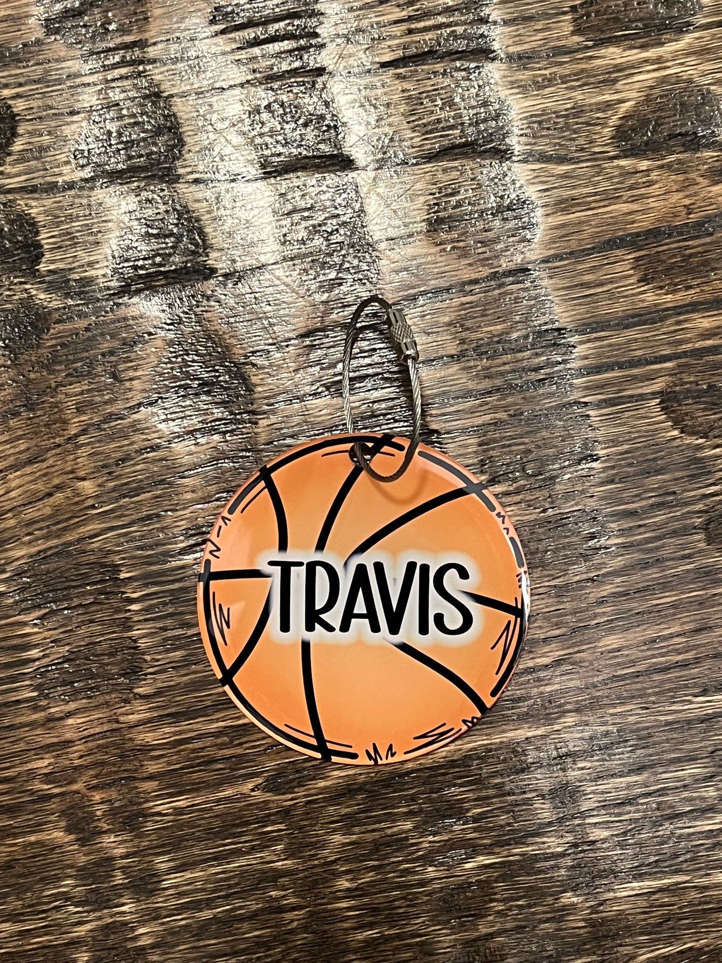 Basketball Bag Tag