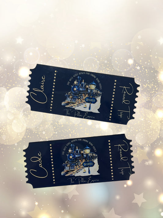 Mock Polar Express Ticket