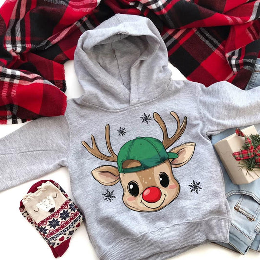 Reindeer with Hat-Toddler/Youth