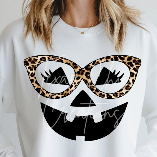 Boujee Pumpkin Face