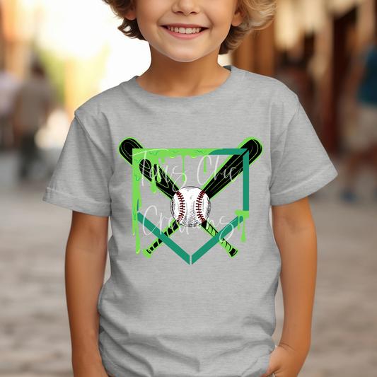 Green Plate Baseball-Toddler/Youth