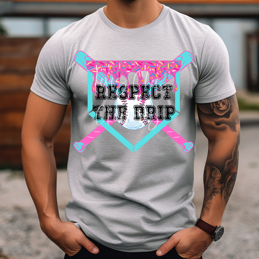 Respect the Drip Plate-Baseball