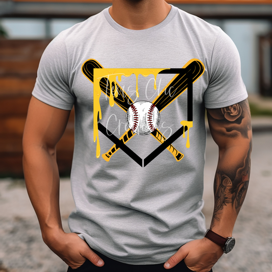 Yellow Plate-Baseball