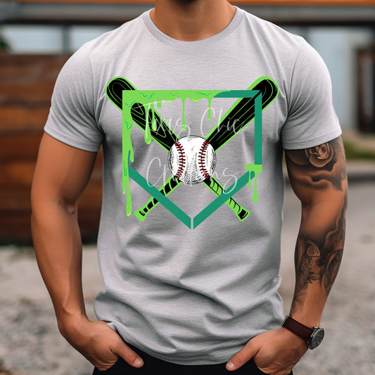 Green Plate-Baseball